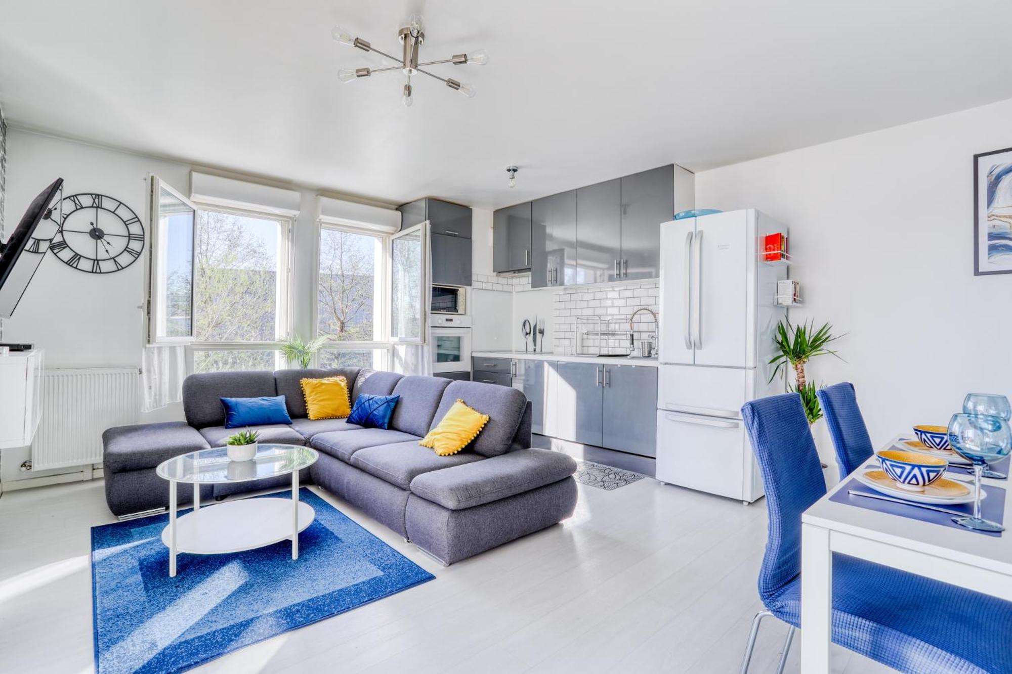 "Le Serenity ", Appartement Spacieux ,Balcon, Parking Prive Gratuit, Netflix, Proche Cdg Et Stade De France Стен Экстерьер фото