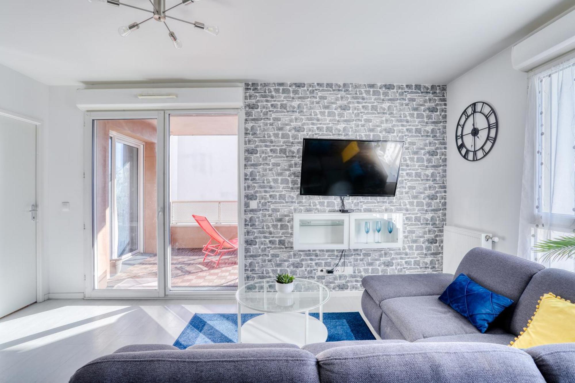 "Le Serenity ", Appartement Spacieux ,Balcon, Parking Prive Gratuit, Netflix, Proche Cdg Et Stade De France Стен Экстерьер фото